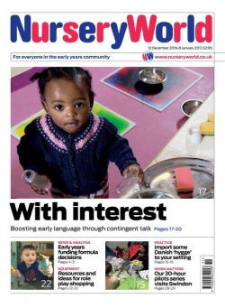 Nursery World – 12 December 2016