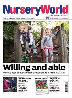 Nursery World – 31 October 2016