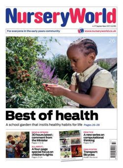 Nursery World – 4 September 2017