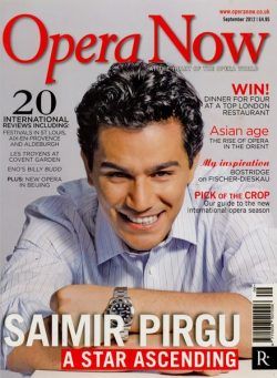 Opera Now – September 2012