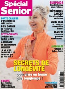 Special Senior – Aout-Octobre 2020