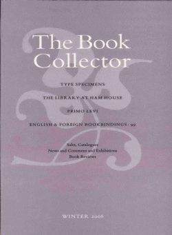 The Book Collector – Winter 2006