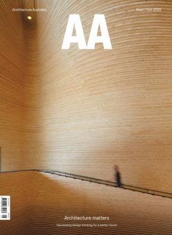 Architecture Australia – September-October 2020