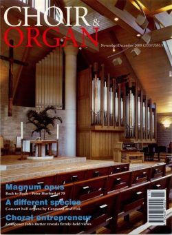 Choir & Organ – November-December 2000