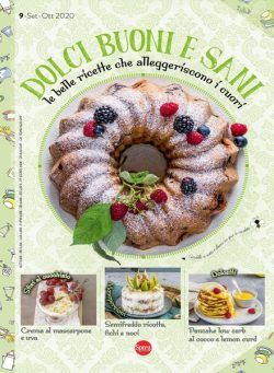 Dolci buoni e sani – Settembre-Ottobre 2020