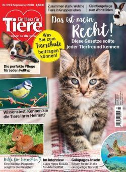 Ein Herz fur Tiere – September 2020