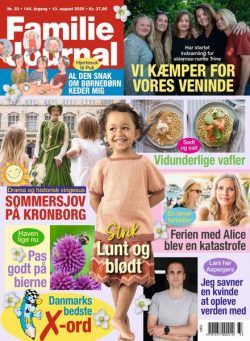 Familie Journal – 04 august 2020