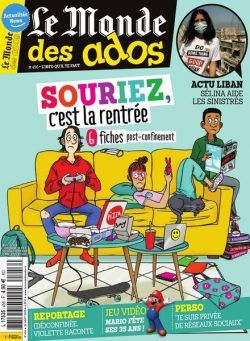 Le Monde des Ados – 26 Aout 2020