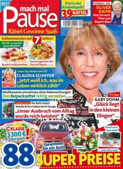 Mach Mal Pause – 19 August 2020