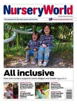 Nursery World – 20 April – 3 May 2015