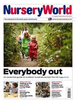 Nursery World – 24 Aug – 6 Sep 2015