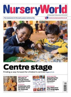 Nursery World – 30 November – 13 December 2015