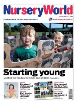 Nursery World – 5 – 18 October 2015