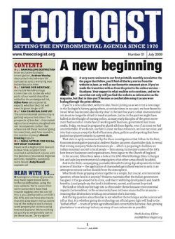 Resurgence & Ecologist – Ecologist Newsletter 1 – July 2009