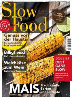 Slow Food Magazin – August-September 2020