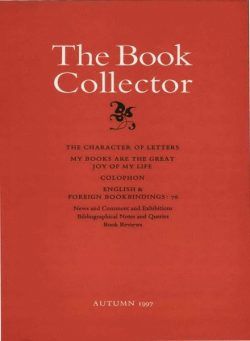 The Book Collector – Autumn 1997