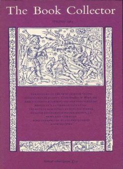 The Book Collector – Spring 1985