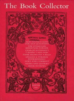 The Book Collector – Winter 1991