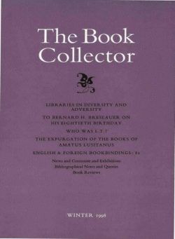 The Book Collector – Winter 1998