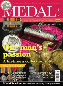 Medal News – October 2020