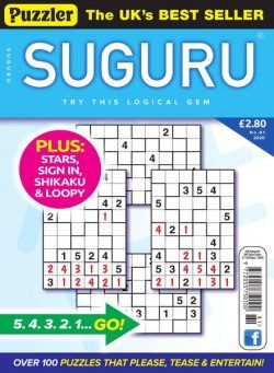 Puzzler Suguru – Issue 81 – September 2020