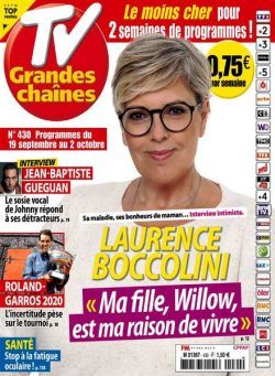 TV Grandes chaines – 19 Septembre 2020