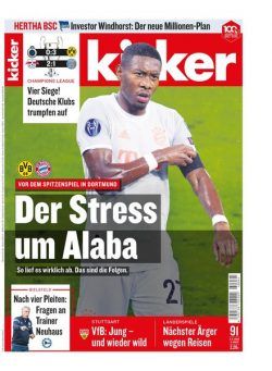 Kicker – 05 November 2020