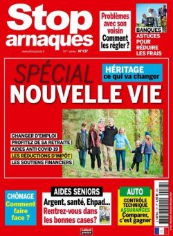 Stop Arnaques – Novembre-Decembre 2020