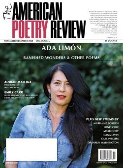 The American Poetry Review – November-December 2020