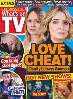 What’s on TV – 24 October 2020