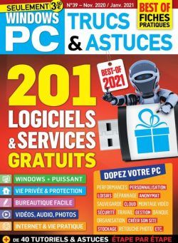Windows PC Trucs et Astuces – Novembre 2020 – Janvier 2021