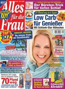 Alles fur die Frau – 20 November 2020
