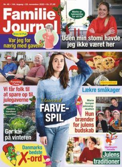 Familie Journal – 23 november 2020