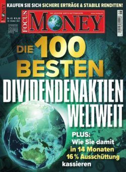 Focus Money Finanzmagazin – 28 Oktober 2020