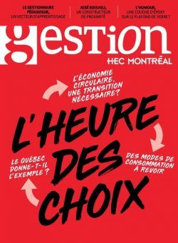 Gestion – Hiver 2021