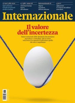 Internazionale – 27 Novembre 2020