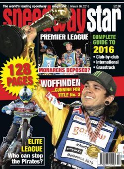 Speedway Star – March 26, 2016