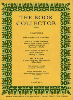 The Book Collector – Spring 1976
