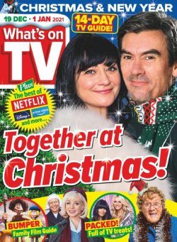 What’s on TV – 19 December 2020