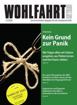 Wohlfahrt Intern – Dezember 2020