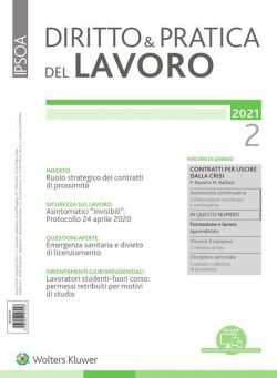 Diritto e Pratica del Lavoro – 16 Gennaio 2021