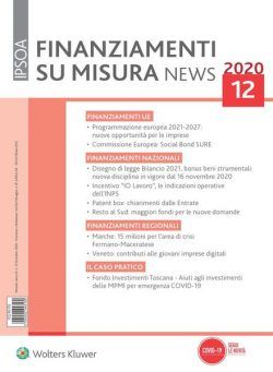 Finanziamenti su misura news – Dicembre 2020