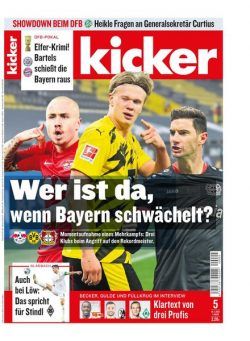 Kicker – 14 Januar 2021