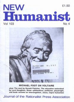 New Humanist – December 1988