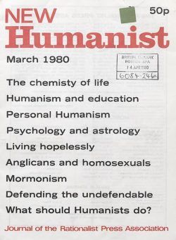 New Humanist – March 1980