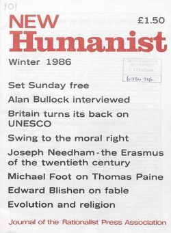 New Humanist – Winter 1986