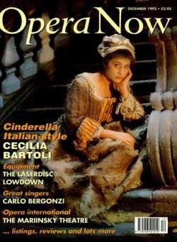 Opera Now – December 1992