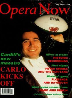 Opera Now – July 1992