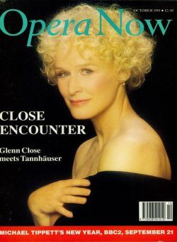 Opera Now – October 1991