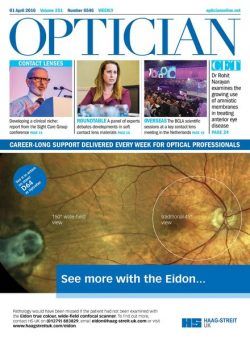 Optician – 1 April 2016